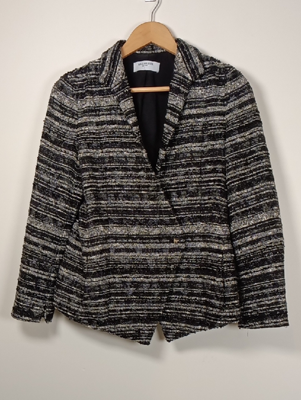 MM Lafleur Tweed Stripe Cropped Jacket